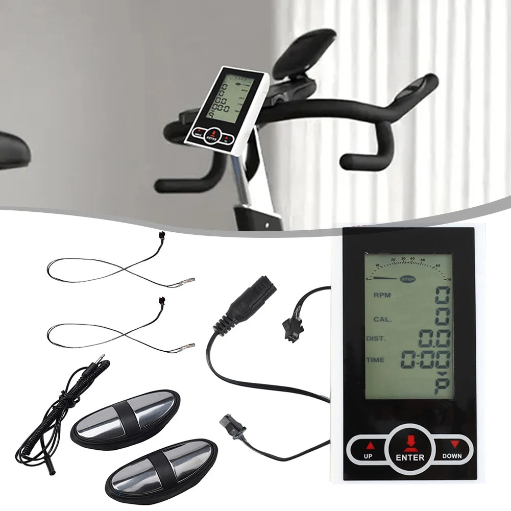 Gym Bike Elliptical Machine Trainer Display Speedometer Exercise Bike Monitor Speedometer Stationary Fitness Bike Equipment Acce
