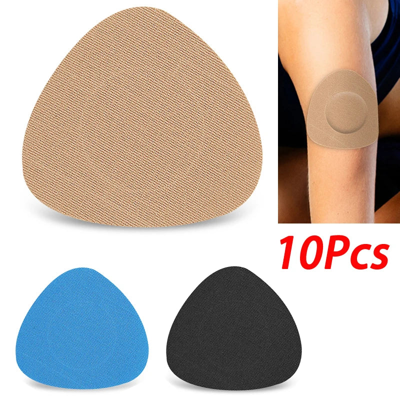 10Pcs Sensor Adhesive Patch Blood Glucose Sensor Fixed Patch Blood Glucose Monitoring Probe Motion Traceless Invisible