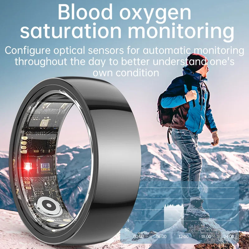 Smarthealth R1000 Fitness Tracker Waterproof Connected Ring Man Remote Control Electronic Swimming Pool New Arrival Smartring