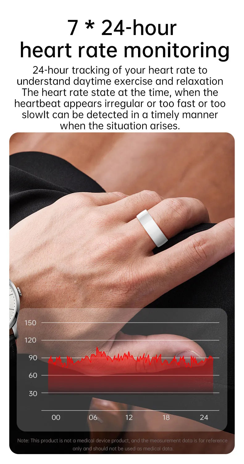 Smarthealth R1000 Fitness Tracker Waterproof Connected Ring Man Remote Control Electronic Swimming Pool New Arrival Smartring