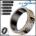 2025 Smart Ring with Display Screen and Touch, Wireless Charging, Health Manager, 5 ATM Waterproof For Men Women Rings HT30