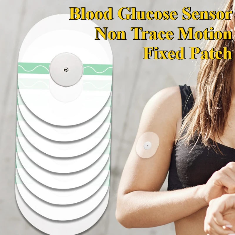 PU Blood Glucose Sensor Fixed Patch Non-Marking Sports Anti-Slip Adhesive Patch Transparent Invisible Waterproof