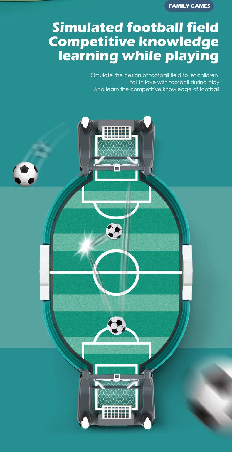 Football Board Game Desktop Interactive Soccer Toys Soccer Table for Family Party Kids Boys Sport Outdoor Portable Game Gift