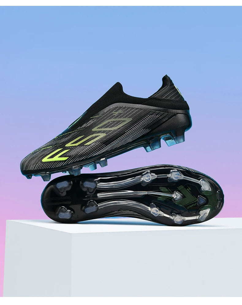 New Men Soccer Shoes Non-Slip Indoor Futsal Football Boots Match Grass Cleats High-quality Sneakers Hot-selling High-top Outdoor