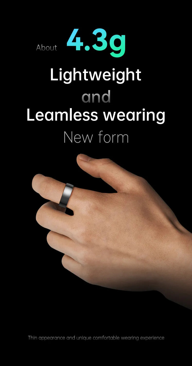 Smarthealth R1000 Fitness Tracker Waterproof Connected Ring Man Remote Control Electronic Swimming Pool New Arrival Smartring