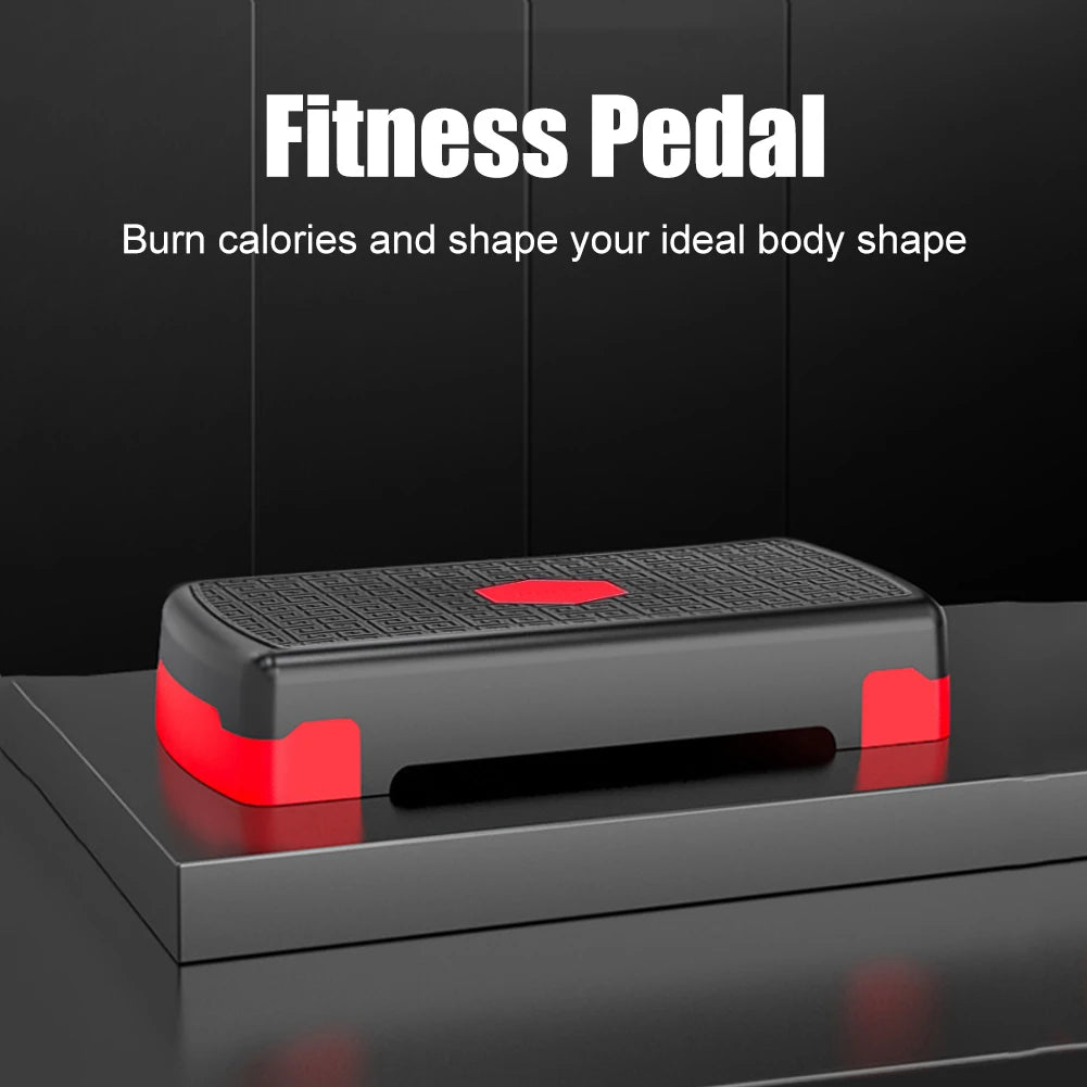 Aerobic Fitness Stepper Adjustable Gym Exercise Foot Pedal Non-slip Stable 200KG Load-bearing Home Training Equipment