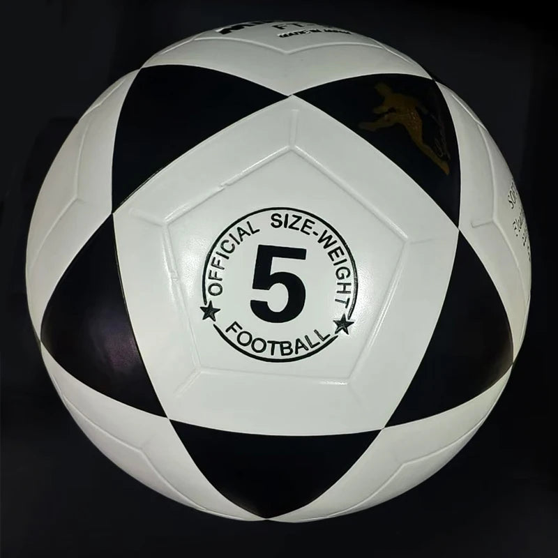 Size 5 Soccer Ball PU Waterproof Wear-resistant Football Adults Indoor Outdoor Training Ball Team Match Football