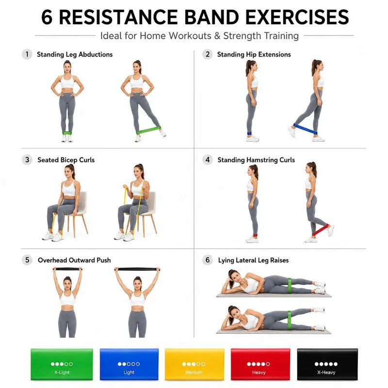 Resistance Bands Set Gym Equipment for Home Fitness Elastic Bands Strength Agility Training Equipment Handy Gym Workout Boxing
