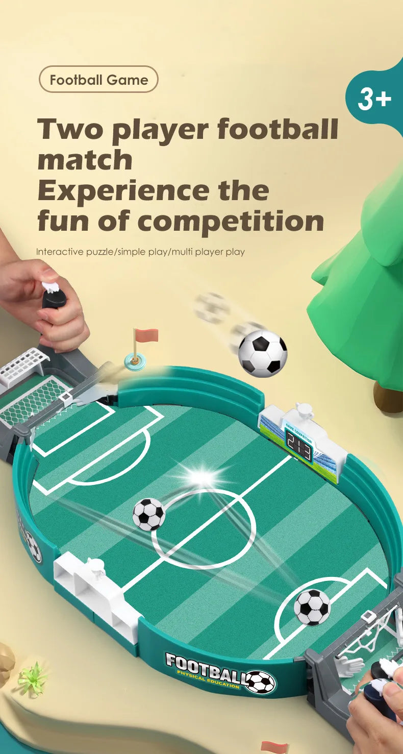 Football Board Game Desktop Interactive Soccer Toys Soccer Table for Family Party Kids Boys Sport Outdoor Portable Game Gift