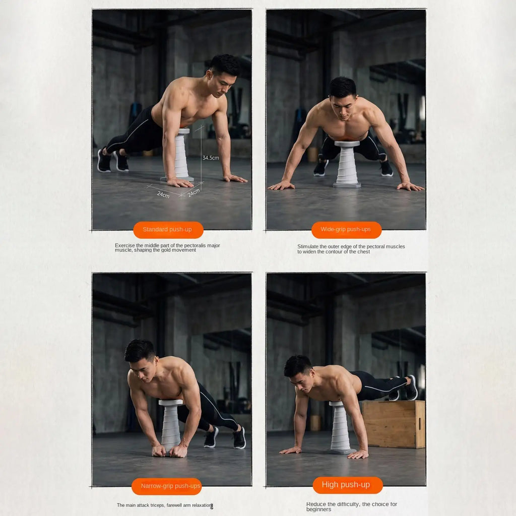 Push Up Assist Gym Abdominal Workout Device Push Up Workout Equipment for Gym Exercise Yoga Office Apartment Pilates Fitness