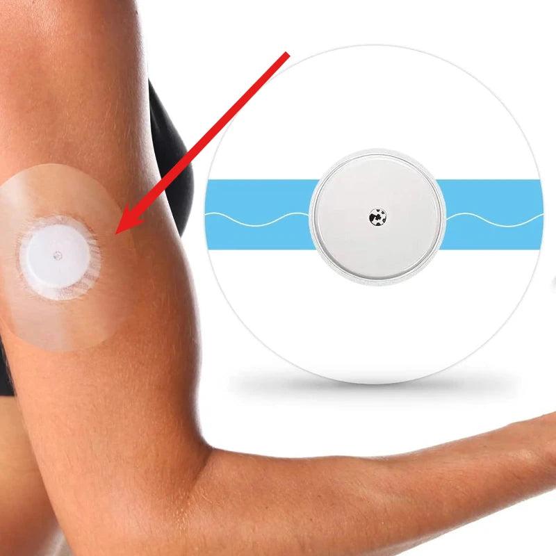 PU Blood Glucose Sensor Fixed Patch Non-Marking Sports Anti-Slip Adhesive Patch Transparent Invisible Waterproof