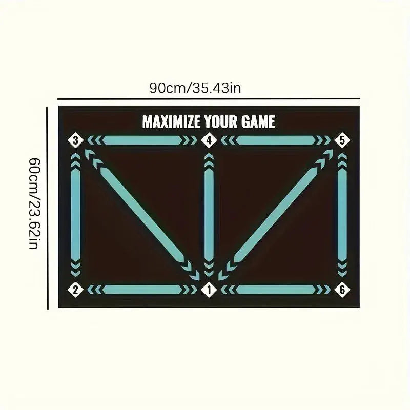 Football footwork training mat, ball control, Christmas gifts, silent shock absorption home training, ball sense improvement